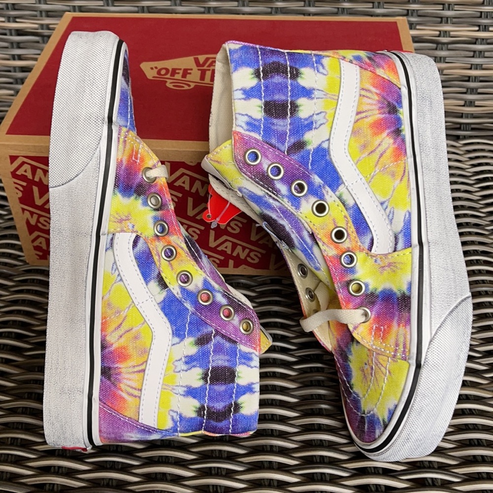 Vans SK8-Hi Tapered Washed Tie Dye/True White WMNS - Picture 12 of 16